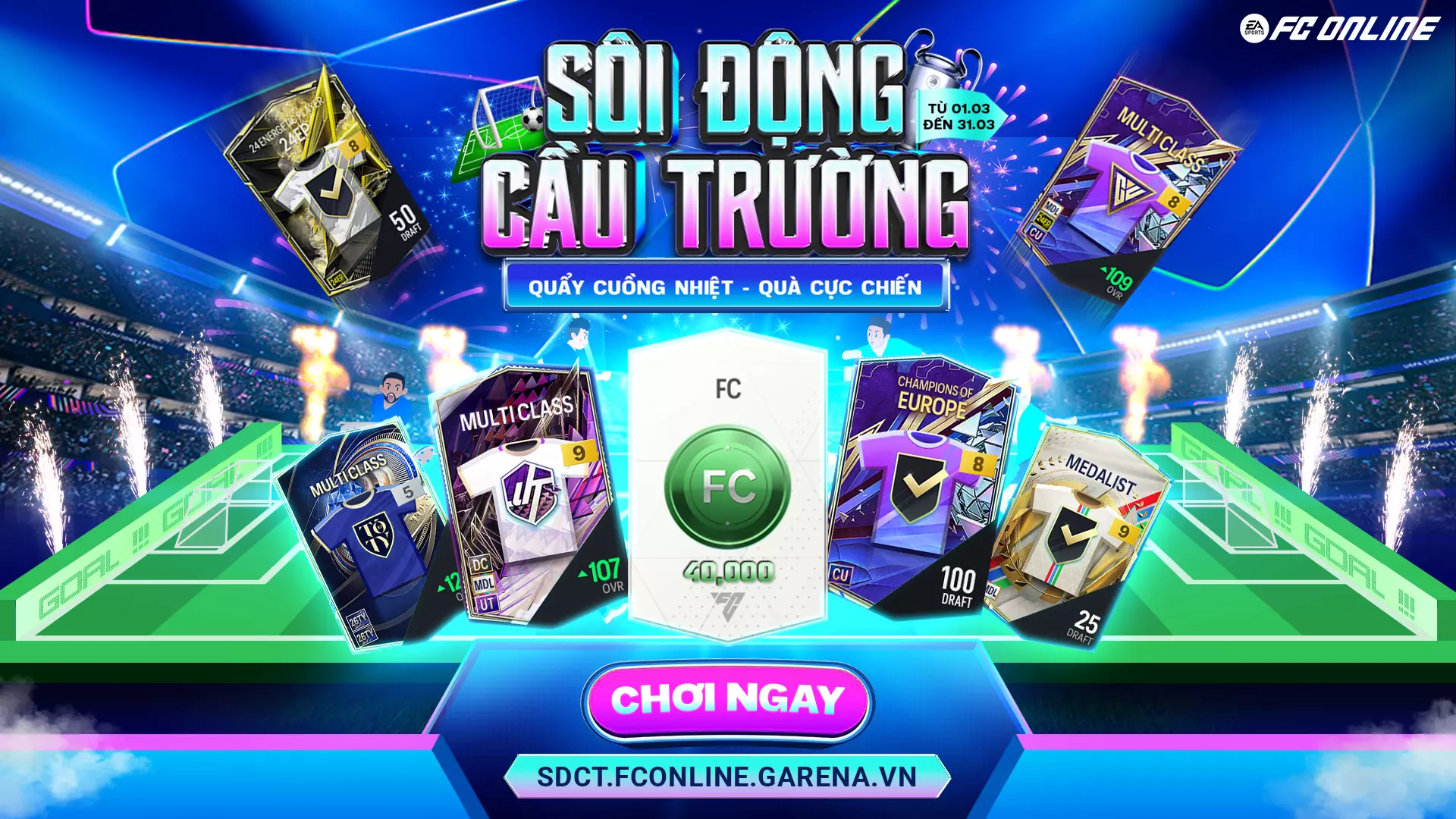 [SỰ KIỆN] SÔI ĐỘNG CẦU TRƯỜNG: QUẨY CỰC NHIỆT – RINH NGAY DÀN SAO 25 UEFA CHAMPIONS LEAGUE HOÀN TOÀN MỚI!